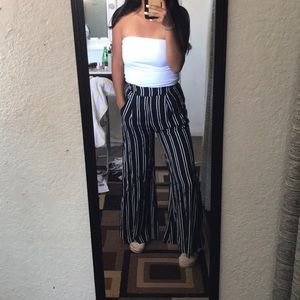 Flowy striped pants